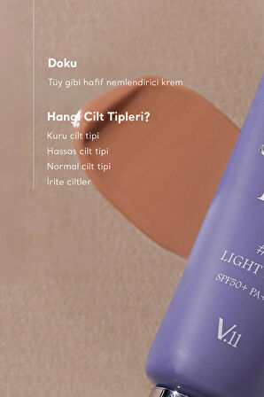Village 11 Factory My Skin Fit BB Cream SPF 50+ PA++++ #1 Light Ivory 20ml - Hyalüronik Asit & Cica BB Krem