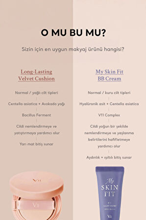 Village 11 Factory My Skin Fit BB Cream SPF 50+ PA++++ #4 Medium Beige 20ml - Hyalüronik Asit & Cica BB Krem