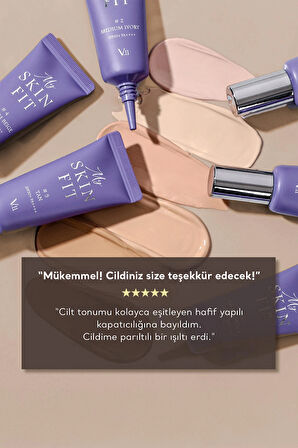 Village 11 Factory My Skin Fit BB Cream SPF 50+ PA++++ #4 Medium Beige 20ml - Hyalüronik Asit & Cica BB Krem
