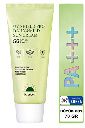 Korean Yeşil Çay İçeren Yatıştırıcı Nemlendirici SPF50+ PA+++ Güneş Kremi