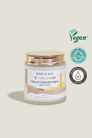 Mary&May Seoul Edition Shea Butter & Rice Bran Vücut Kremi 250ml Vegan