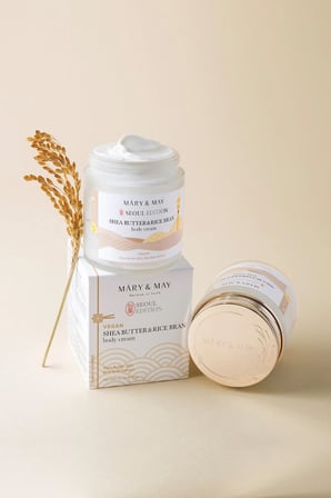 Mary&May Seoul Edition Shea Butter & Rice Bran Vücut Kremi 250ml Vegan
