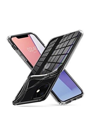 Spigen Apple Iphone 11 Pro Kılıf Liquid Crystal Clear 4 Tarafı Tam Koruma