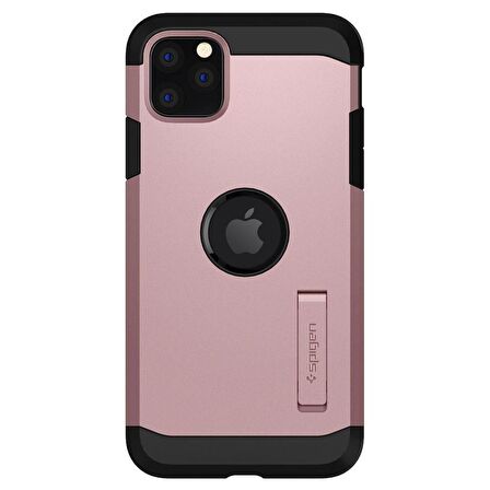 Spigen iPhone 11 Pro Kılıf Tough Armor Rose Gold