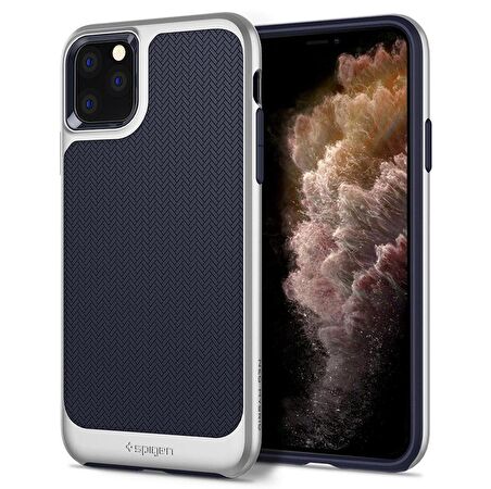Spigen iPhone 11 Pro Kılıf Neo Hybrid Satin Silver