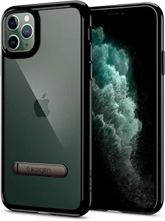 Spigen iPhone 11 Pro Kılıf Ultra Hybrid S Jet Black