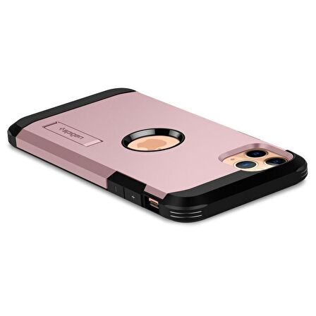 Spigen iPhone 11 Pro ile Uyumlu Kılıf Tough Armor XP Rose Gold