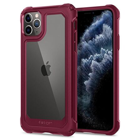 Spigen iPhone 11 Pro Kılıf Gauntlet Iron Red