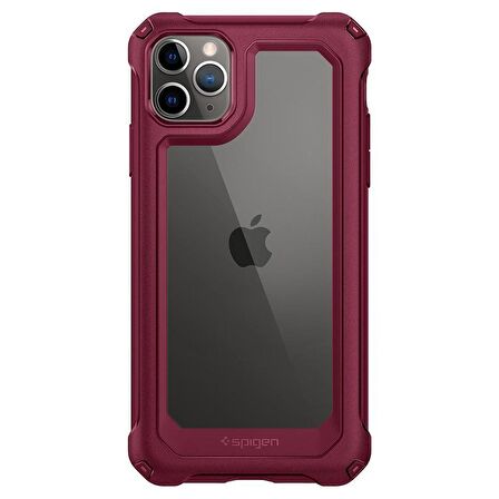 Spigen iPhone 11 Pro Kılıf Gauntlet Iron Red