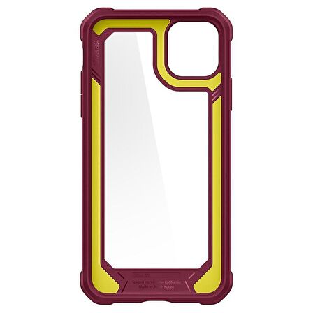 Spigen iPhone 11 Pro Kılıf Gauntlet Iron Red