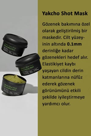 Yakcho Shot Pore Remodeling Mask / Spiküllü Gözenek Sıkılaştırıcı Maske