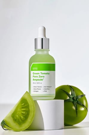 Green Tomato Pore Zero Ampoule+ 40ml/ Yeşil Domates Ampul