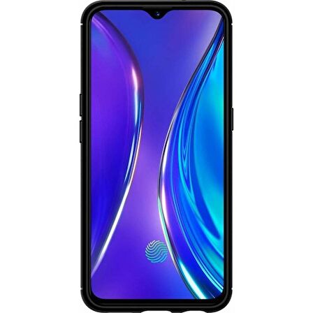 Spigen Realme XT ile Uyumlu Kılıf Rugged Armor Matte Black