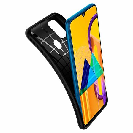 Spigen Galaxy M30s Kılıf Liquid Air Matte Black