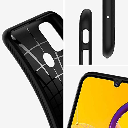 Spigen Galaxy M30s Kılıf Liquid Air Matte Black