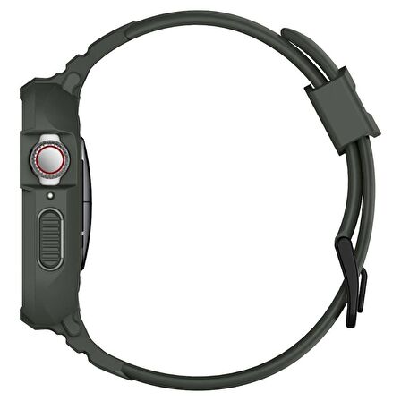 Spigen Apple Watch Seri (45mm / 44mm) Uyumlu Kılıf , Spigen Rugged Armor Pro