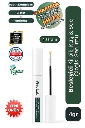 ViveLab Revive Therapy Saç Serumu Kirpik Kaş 4 Gr Peptit Biotin Panthenol