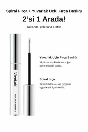 Vital Rich Essence / Saç, Kaş ve Kirpik İçin Yoğun Onarıcı Besleyici Esans