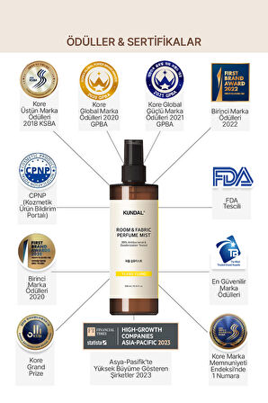 Oda ve Kumaş Kokusu KUNDAL Room & Fabric Perfume Mist (Ylang Ylang)