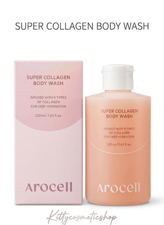 AROCELL Super Collagen Body Wash, 220 ml(PDRN Kolajen Yenileyici Duş Jeli)