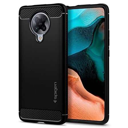 Spigen Xiaomi Poco F2 Pro / Redmi K30 Pro Kılıf Rugged Armor Matte Black