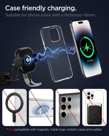 Spigen OneTap UTS35W MagSafe Manyetik Araç Telefon Tutucu - OUTLET