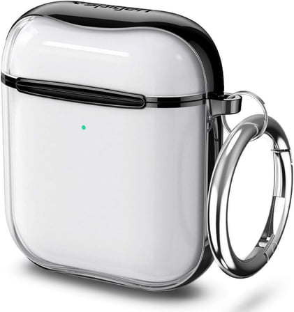 Spigen Apple AirPods 2/1 Nesil Uyumlu Kılıf Ultra Hybrid Jet Black - ASD01300 - outlet