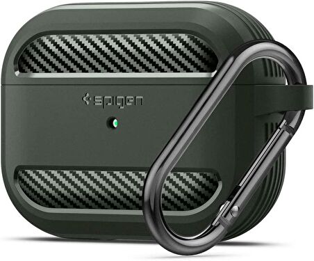 Spigen Apple AirPods Pro Kılıf Rugged Armor Military Green