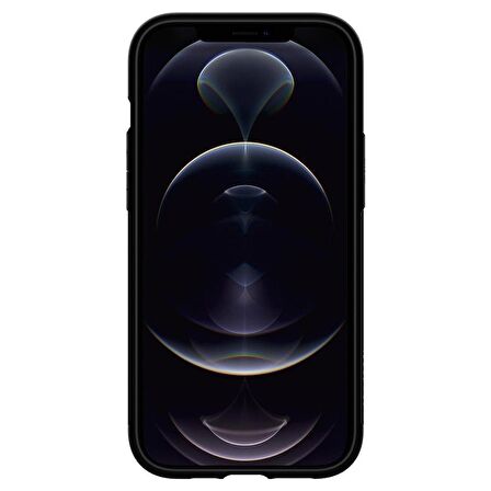 Spigen iPhone 12 Pro Max Kılıf Slim Armor Black