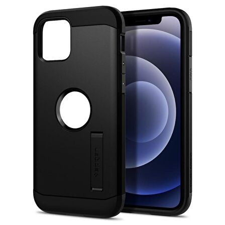 Spigen iPhone 12 Mini Kılıf Tough Armor Black
