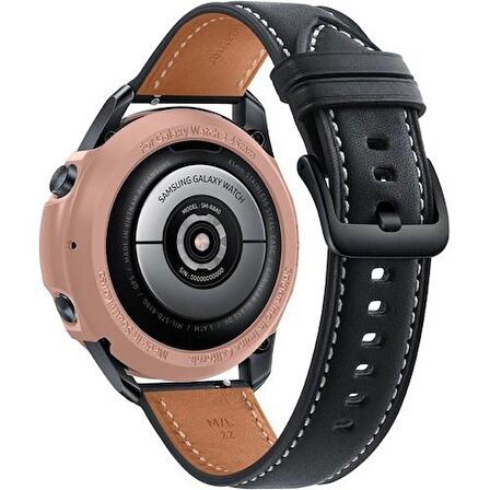 Spigen Galaxy Watch 3 (45mm) ile Uyumlu Kılıf Liquid Air Bronze