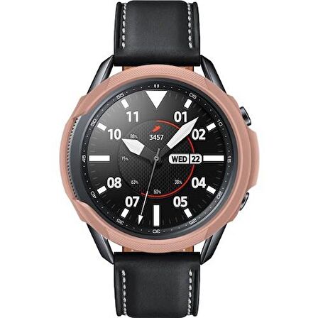 Spigen Galaxy Watch 3 (45mm) ile Uyumlu Kılıf Liquid Air Bronze