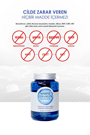 Deniz Kolajenli Ampul – Hassas Ciltler İçin Yenileyici, Nemlendirici & Canlandırıcı 250ml