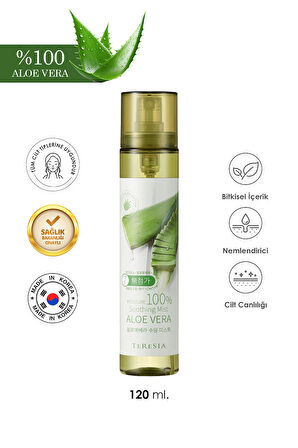 Aloe Vera Içeren Yatıştırıcı Yüz Spreyi Soothing Mist 120ml
