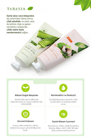 Aloe Vera Içeren Yatıştırıcı Nemlendirici El Kremi 100 ml