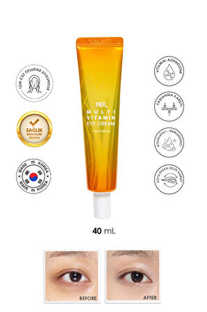 Gözaltı Morlukları Için C Vitamini Içeren Multi Vitamin Göz Çevresi Kremi 40 ml