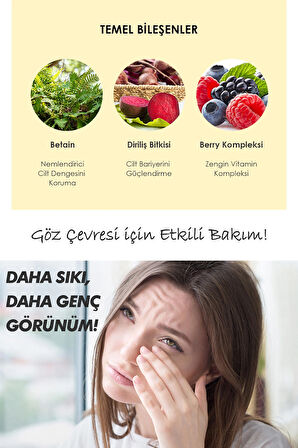 Gözaltı Morlukları Için C Vitamini Içeren Multi Vitamin Göz Çevresi Kremi 40 ml
