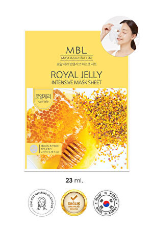 Arı Sütü Proteini ve Bal Özü İçeren Cilde Nem ve Elastikiyet Kazandırmaya Yardımcı Yüz Maskesi