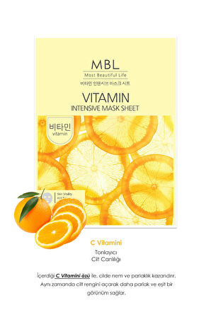 C Vitamini, Peptidler ve Hyaluronik Asit İçeren Yaşlanma Karşıtı Yüz Maskesi