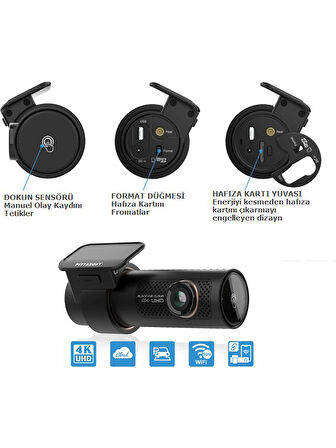 Blackvue DR970X-2CH 4K UHD 2 Kameralı Araç Kamerası OUTLET