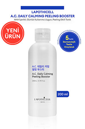 AHA İçerikli Peeling Etkili Tonik LAPOTHICELL A.C. Daily Calming Peeling Booster