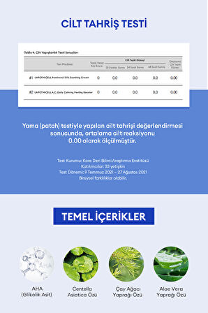 AHA İçerikli Peeling Etkili Tonik LAPOTHICELL A.C. Daily Calming Peeling Booster