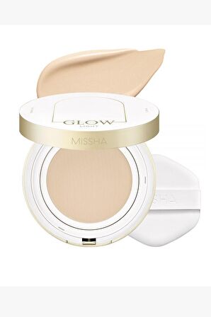 Yaşlanma Karşıtı Işıltı ve Cam Cilt Görünümü Sunan Cushion SPF37PA+++Glow Cushion Light (No.21N Vani