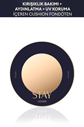 Uzun Süre Kalıcı , Yüksek Kapatıcılık Sağlayan CushionSPF40++15g Stay Cushion (No.21N