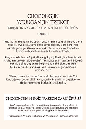 Kırışıklık ve Sarkma Karşıtı Bakım Sunan Esans CHOGONGJIN Youngan Jin Essence