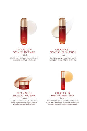 Oryantal Bitkisel İçerikli Yaşlanma Karşıtı Bakım Seti CHOGONGJIN Sosaeng Firming Care Essential Set