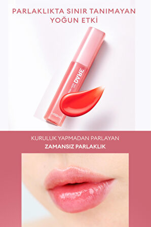 Uzun Süre Kalıcı, Nemli Bitiş Sunan Parlak Tint Dare Tint Dewy Drop (Baby Coral) 8809747942763