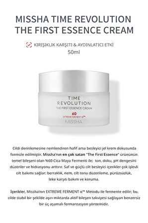 Ton Eşitleyici & Yaşlanma Karşıtı Bakım Kremi Time Revolution The First Essence Cream