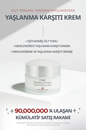 Ton Eşitleyici & Yaşlanma Karşıtı Bakım Kremi Time Revolution The First Essence Cream