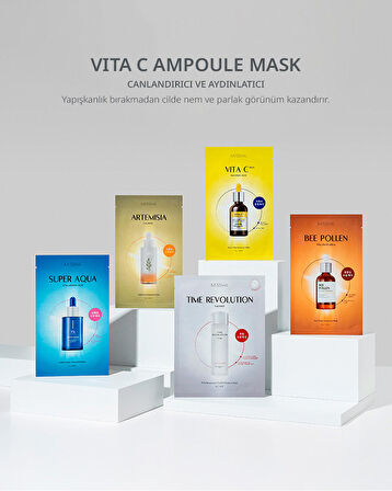 C Vitamini İçerikli Leke Karşıtı Aydınlatıcı Maske Vita C Plus Ampoule Mask